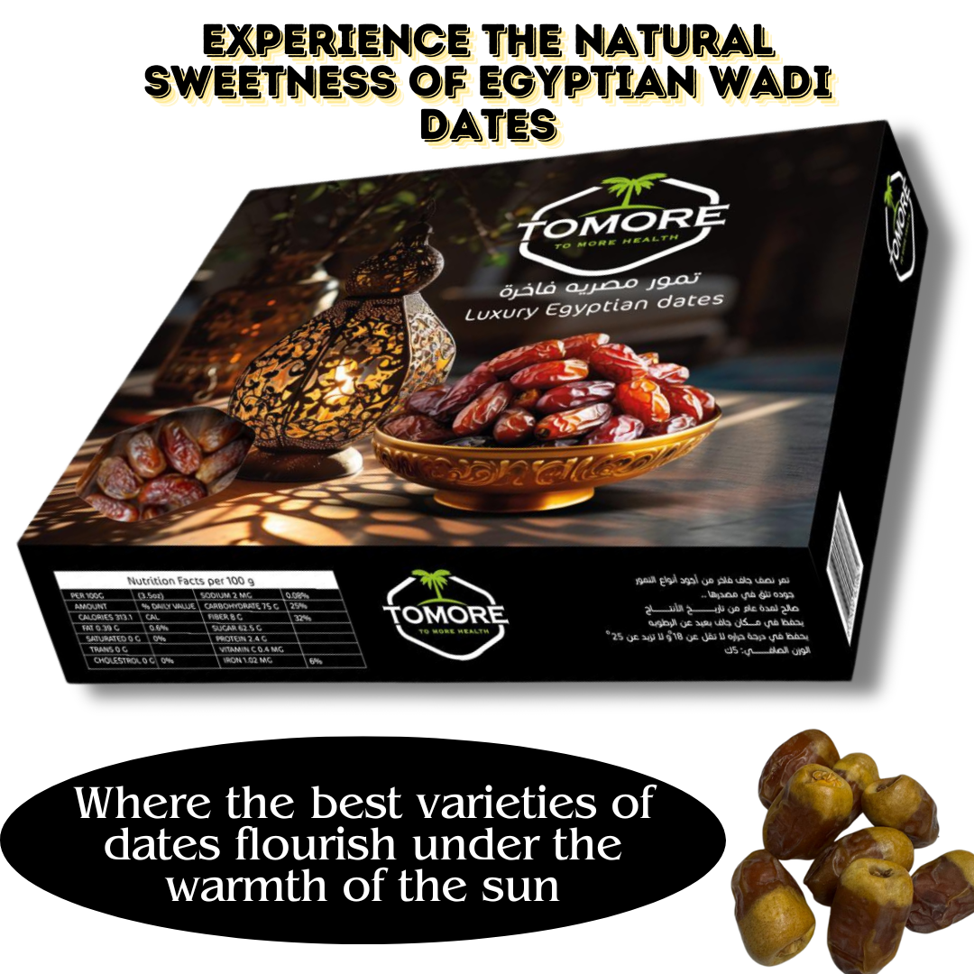 Premium Egyptian Wadi Dates 5kg Pack  Naturally Sweet and Nutrient Rich