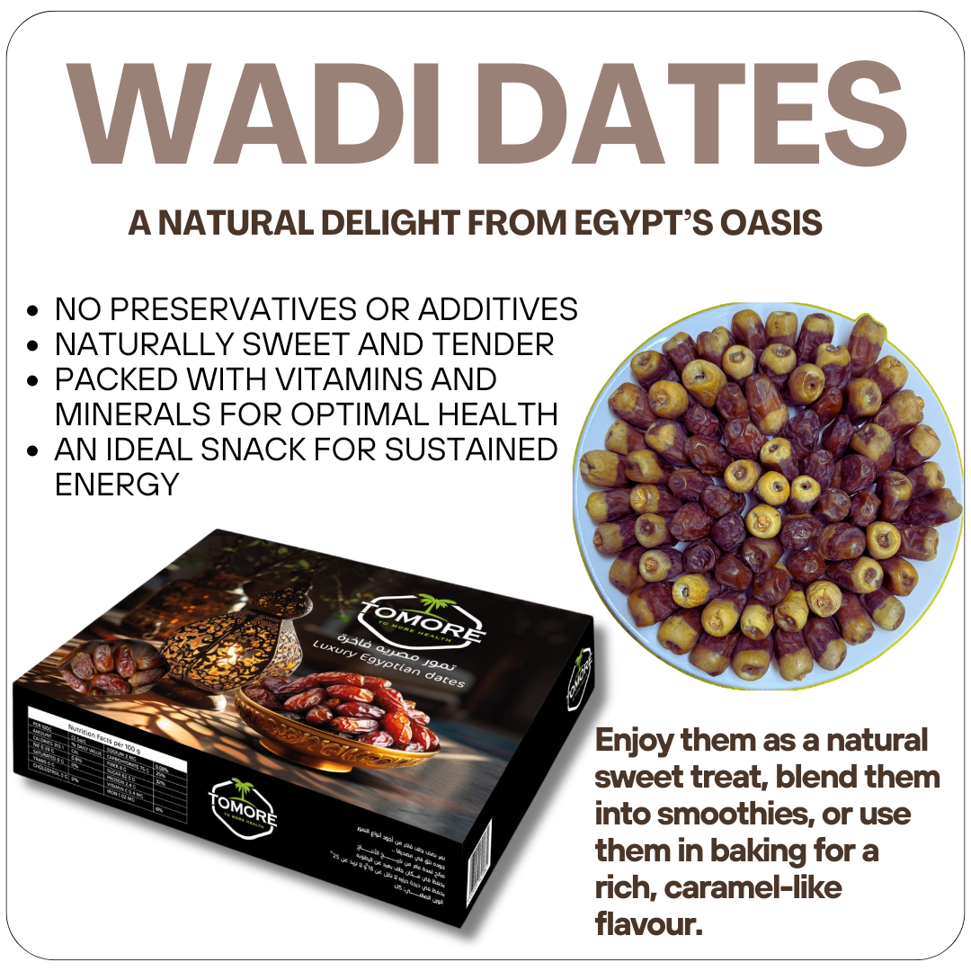 Premium Egyptian Wadi Dates 5kg Pack  Naturally Sweet and Nutrient Rich