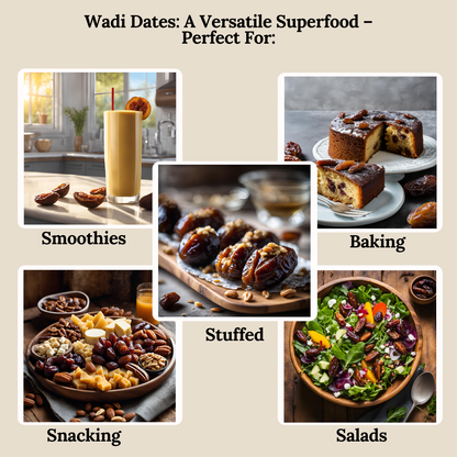 dates for baking and smoothies and snacks